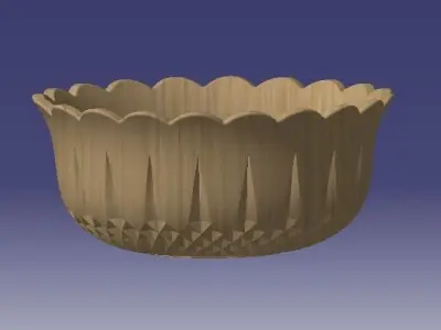 opera med bowl for printing and producing 3D print model