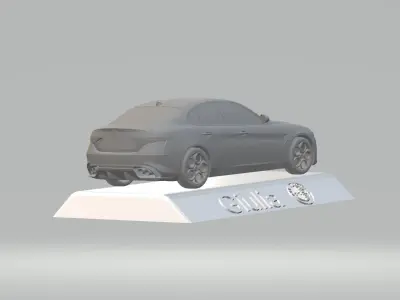ALFA ROMEO GIULIA CAR 3D PRINTING STL FILE 3D print model