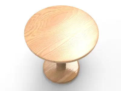 Muhf Side Table Low-poly 3D model