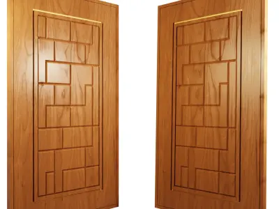 Modern Door collection 3D model