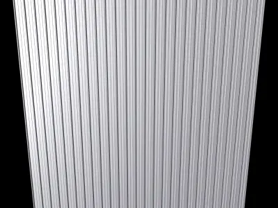 Metal sheet roofing 25O16 3D model