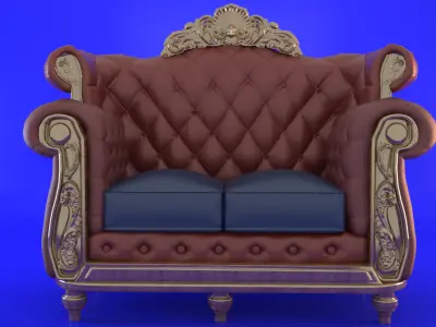 sofa classic 3D model