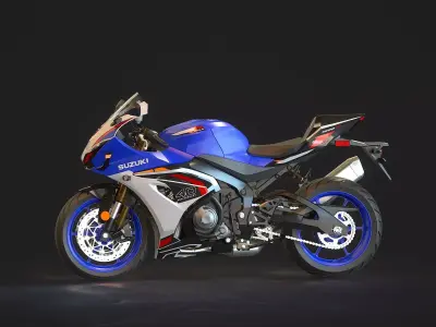 Base model Suzuki GSX R 1000 R 2026 3D model