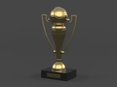 Trophy Cup 3D model 3