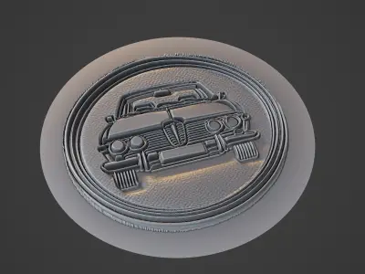 Car Pendant Medallion 3D print model