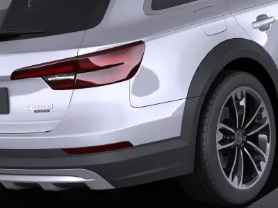 Audi A4 Allroad Quattro 2017 VRAY 3D model