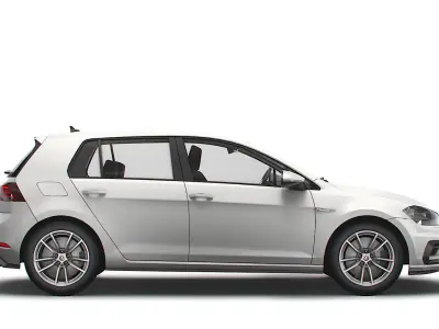 Volkswagen Golf R 5door Typ 5G 2017 3D model
