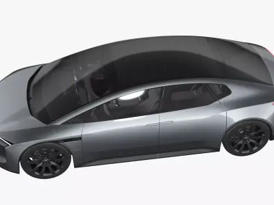 Futuristic Car Concept 3D model