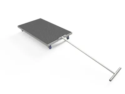 CARGO TROLLEY Low-poly 3D model