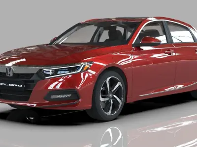 Honda Accord and inspire 2018-2022 3D Model Pack