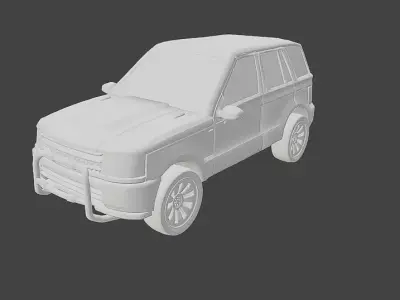Suv 4x4 Vehicle Desert Car By Gorgan 3D model