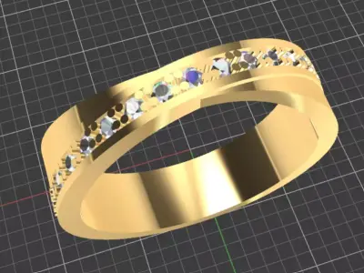engagement ring Free 3D model get