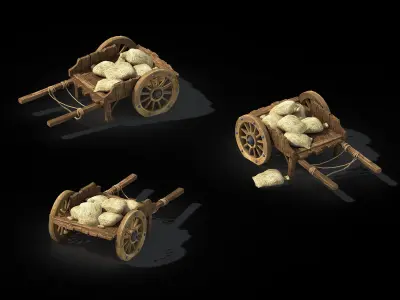 Game Barracks - Food Truck 2 3D model