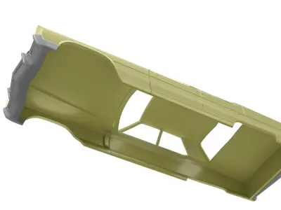 Vintage car Shell of Monster Truck Scale 1 to 25 3D print model