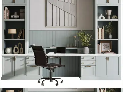 Boss Desk - Office Furniture 75  3D model