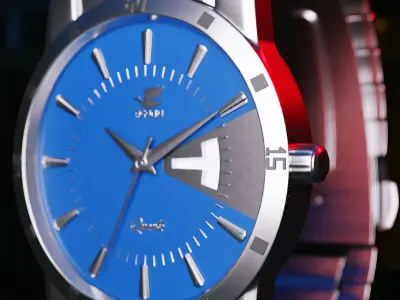 Wrist watch 3D model