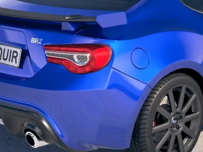 Subaru BRZ 2018 3D model