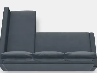 FRIHETEN Corner sofa-bed with storage 3 Low-poly 3D model