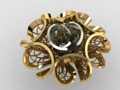 78 LATEST UNISEX RINGS WITH 3D DETAILS 3D print model