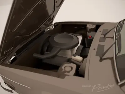 Renault 30 TX - 1979 - 3d model Low-poly 3D model