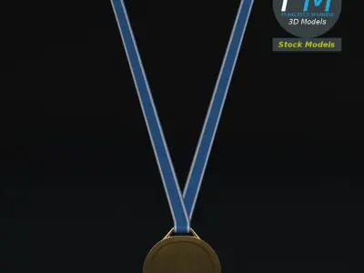 Sport medal 3D model