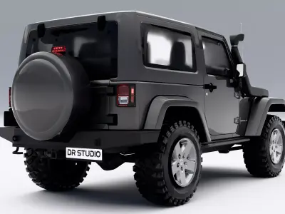 Jeep Wrangler Rubicon 2010 3D model