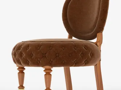 Barrio Puff Chair 3D model