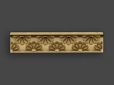 5 Borders Ornamental Pack 8 3D model