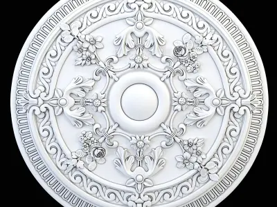 Rosette CNC 3D print model