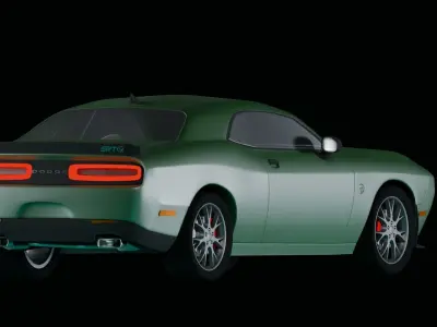 dodge challenger srt hellcat 3D model