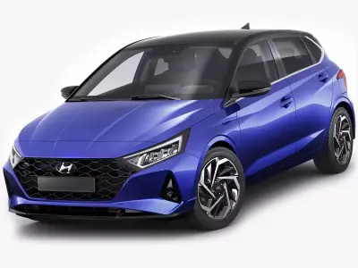Hyundai i20 2021 3D model