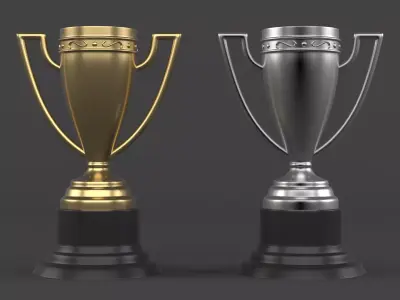 Trophy Cups 3D model 62