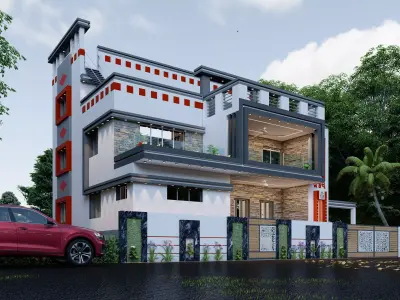 5BHK sweet home  3D model