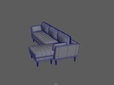 Sofa model  3D model