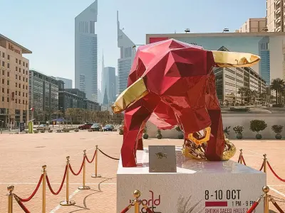 Urus buffalo 3d polygonal sculpture 3D print model