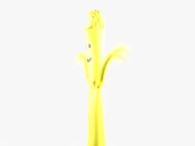 Sky Dancer Animation 3D model