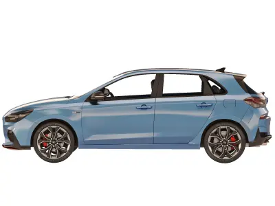Hyundai i30 N-line 2019 3D model