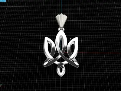 Ukrainian Trident 3D print model