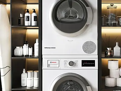 cabinet machine washing Modern decorative 3D model