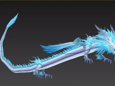 Dragon Low-poly 3D model