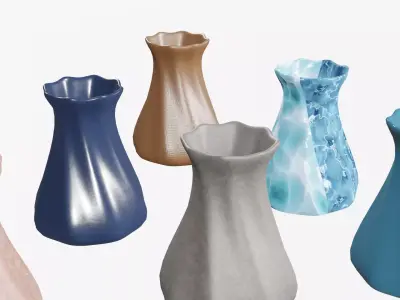 Vase 01 3D model Low-poly 3D model