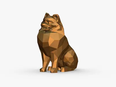 Spitz figure 3D print model