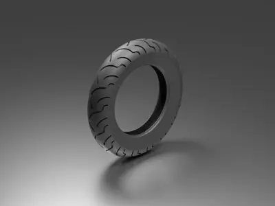Moto Tire Dv1 3D model