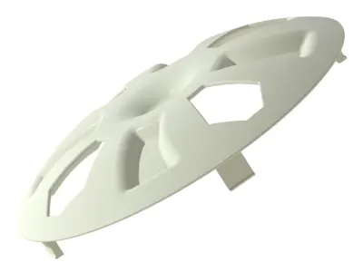 Premium Car Wheel Cap 3D print model