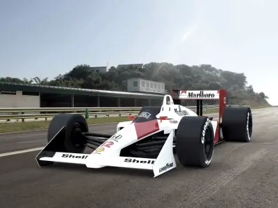 Classic Formula one McLaren 3D model