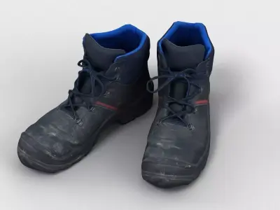 Work Boots 3D model