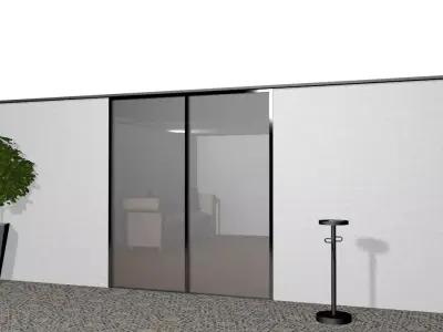 Balcony and living room Free 3D model