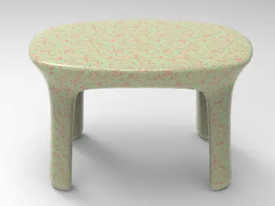 Copu Kid Table Low-poly 3D model