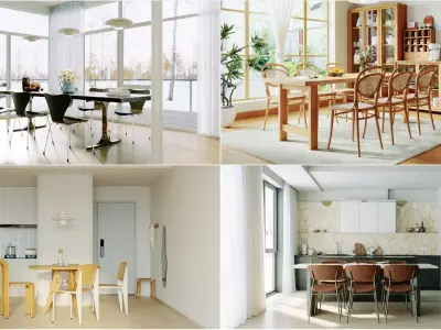 Dining Room Colection 06 for Unreal Engine 3D model