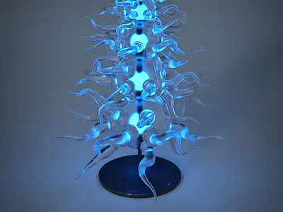 Tentacle lamp 3D model